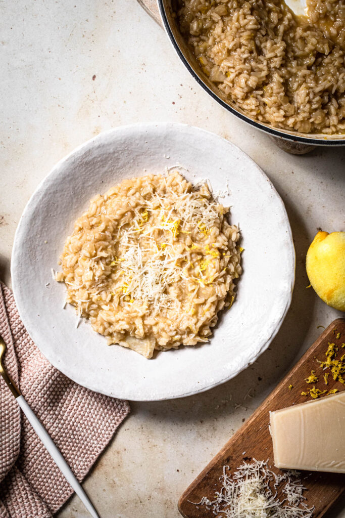 Homemade Fennel, Lemon, and Parmesan Risotto Recipe